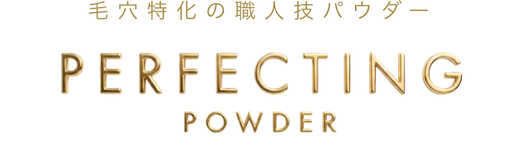 毛穴特化の職人技パウダー PERFECTING POWDER