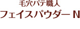 毛穴パテ職人　フェイスパウダーN