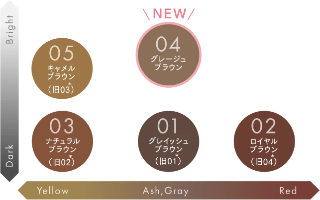 COLOR CHARTの図