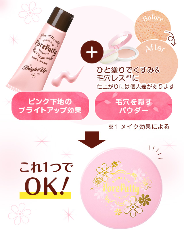 BBミネラルパウダー PK｜毛穴パテ職人｜化粧品ブランドSANA（サナ）