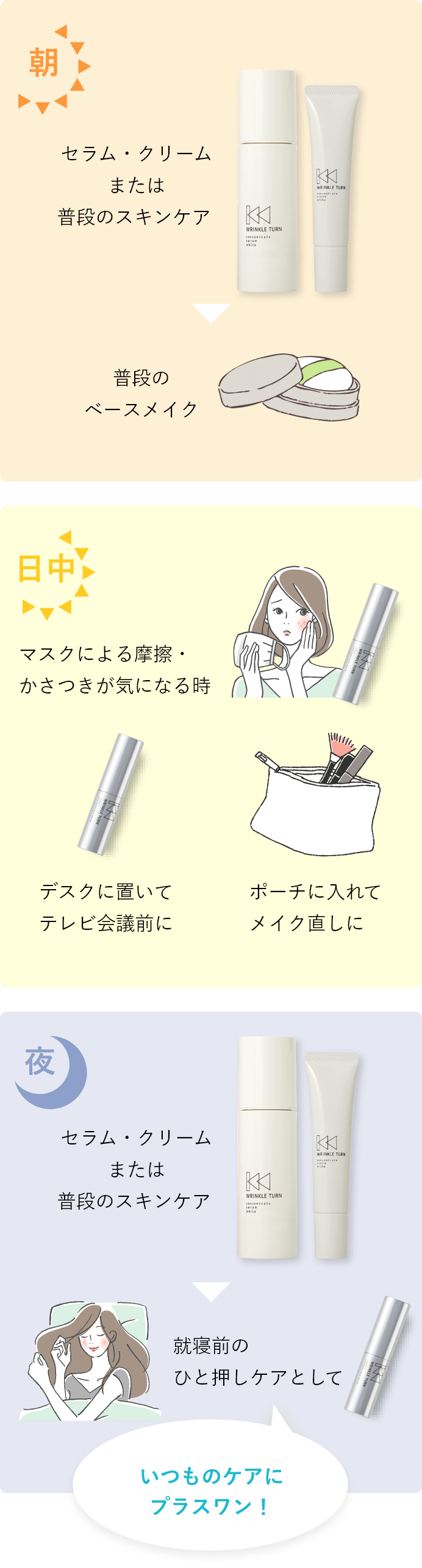 いつものケアにプラスワン！